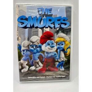 New The Smurfs DVD New Blue Live Action Family Movie 2011 PG Sony Pictures